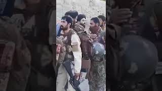 Kabul Government Solider Happily Surrendering to Taliban! They're brothers, USA was BAD guy!