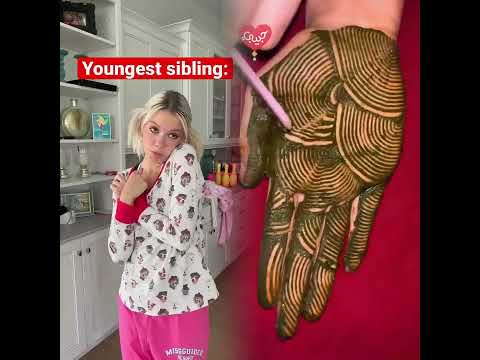 OLDEST VS YOUNGEST SIBLINGS: #shorts