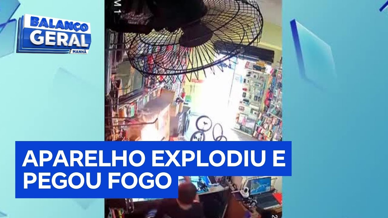 Celular explode durante serviço de assistência técnica em loja
