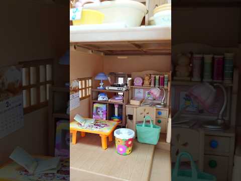 シルバニア子ども部屋! #シルバニアファミリー#sylvanianfamilies #ガチャポン #ガチャガチャ #ミニチュア #miniature #リーメント #rement