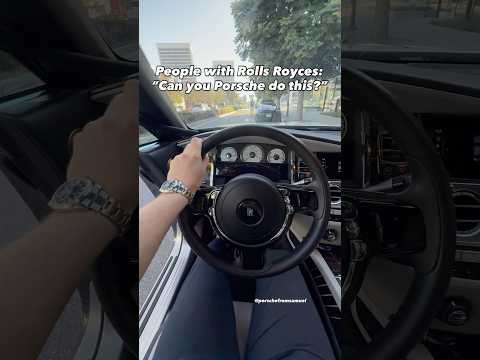 Does your car has a self closing doors too? #porsche #rollsroycephantom #porsche911