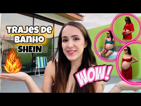 MOSTREI E PROVEI BIQUÍNIS DA SHEIN👙GRÁVIDA  | VERÃO 2024 🔥