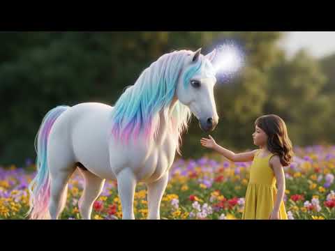 Unicorn Aur Larki Ki Dosti | Magical Mountain Story | Heart Touching Kahani 3D Animation#trending