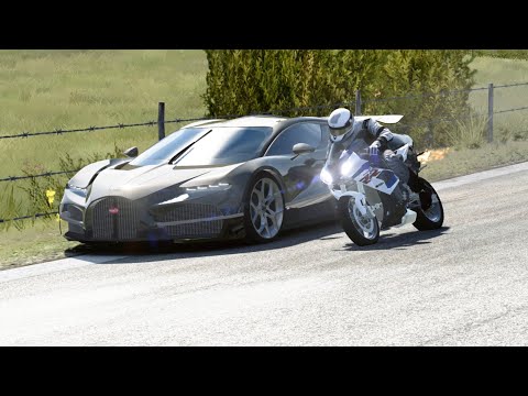 BMW S1000RR vs Concept Hypercars Bugatti, Ferrari, Lamborghini, F1 Racing Cars