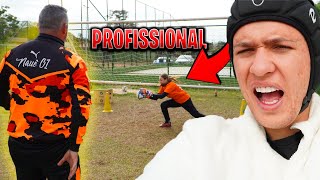LEVEI MINHA NAMORADA PRA SER GOLEIRA PROFISSIONAL PRO 1 DIA!