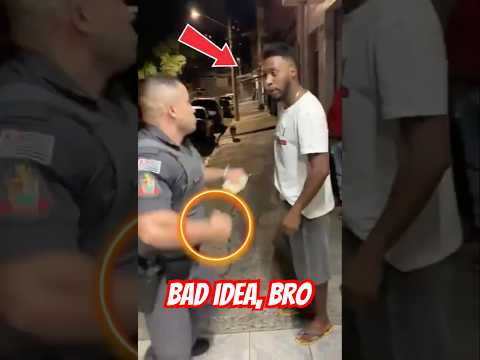 This Guy Tried Acting Tough With the Cops… BAD Idea  🤷‍♂️