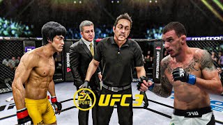 Bruce Lee vs Renato Moicano   EA Sports UFC 3   Dragon Fight 🔥🐲