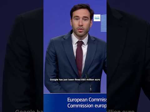 EU slaps Google with US$1 billion fine for breaches of digital rules.