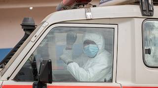 YouTube video thumbnail: Trial of Ebola Treatment Gets Underway in Ituri