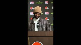 Browns QB Shedeur Sanders: God was working with him in game vs. Titans #shedeursanders #shorts