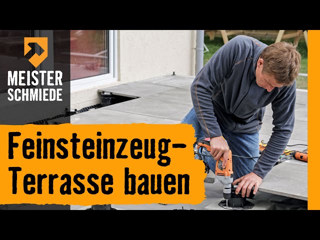 
							Feinsteinzeug Terrasse bauen
						