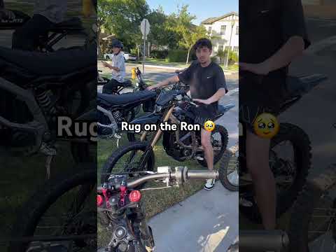 W Rug 🥹🙏 #surron #eridepro #socal #ultrabee #starkvarg #supermoto #lbx #starkfuture #surronlbx