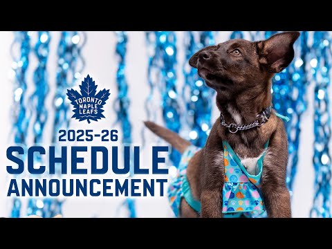 Toronto Maple Leafs 2025-26 Schedule Announcement