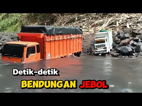 Truk Kiki core dan truk cak selamet nekat nyebrang sungai #ceritawarga #kisahinspiratif