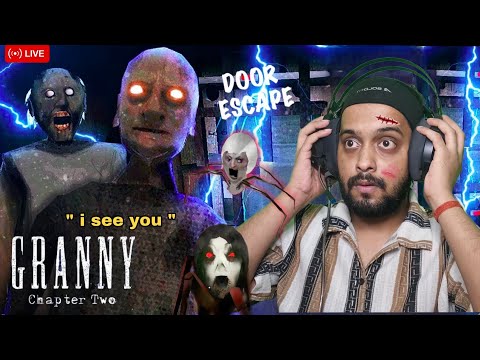 GRANNY LIVE GAMEPLAY || GRANNY LIVE HORROR GAMEPLAY VIDEO #1 #granny #shorts #shortslive #horrorgame