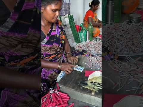 how Crackers Is Made💯🔥 #crackerssivakasi #crackersmaking #crackers