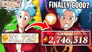 EARTH BAN IS FINALLY A GREAT DPS! BEST TEAM FOR FERZEN MINES RAID IN 7DS ORIGIN!