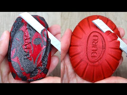 Relaxing Soap Cutting ASMR. Satisfying Soap and lipstick cutting. Corte de jabón - 992