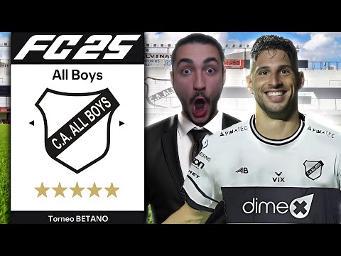 VOLVEMOS A PRIMERA CON ÉL... | All Boys Modo Carrera EP 4