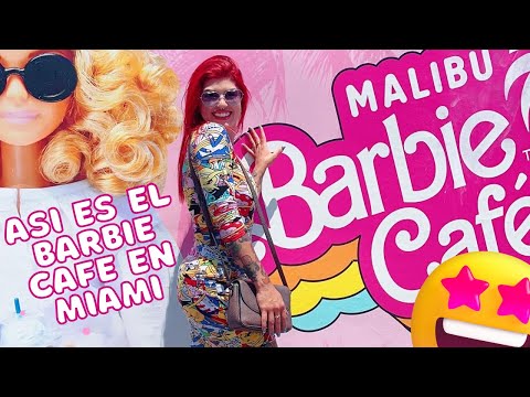 ASÍ ES EL BARBIE CAFE DE MIAMI 🤩💝🎀