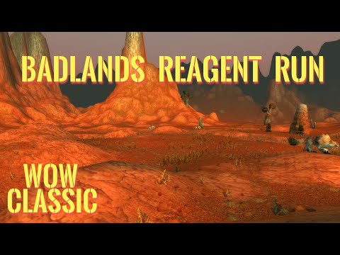 WoW Classic/Warrior leveling Guide----Badlands Reagent...