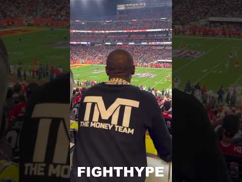 Floyd mayweather watches chiefs beat 49ers at super bowl 58