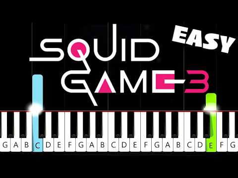 Ending Theme From Squid Game 3 - EASYPiano Tutorial