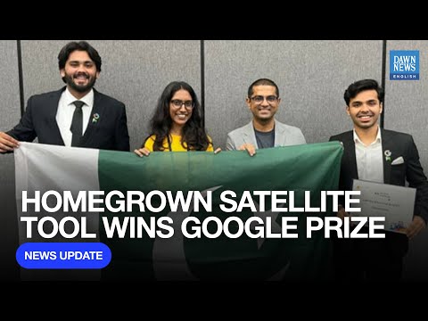 YouTube video thumbnail: Pakistan’s Homegrown Satellite Imagery Tool Wins Top Google Prize