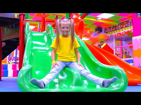 Yaroslava have fun in the Kids Indoor Playground | Video for kids