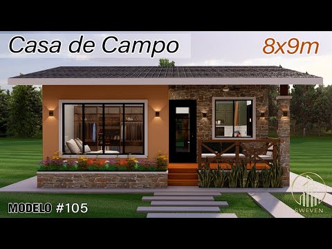 Casa de Campo de 8x9m