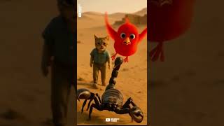 When Curiosity Turned Dangerous | Desert Rescue Story Kitten and Brave Chick| 🦋🐱