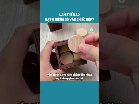 HD Review Làm thế nào đặt 6 miếng gỗ vào chiếc hộp? #shorts