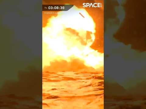 SpaceX Starship 착수 후 폭발 🚀💥 #spacex #starship #flight14 #space #shorts