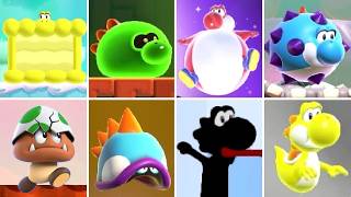 Super Mario Bros. Wonder - All Special Yoshi Power-Up Transformations