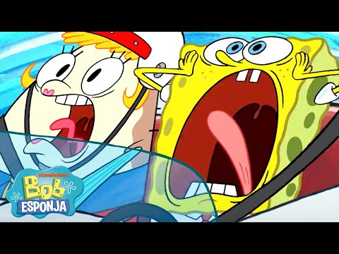 Bob Esponja | A Maratona de Viagem Definitiva do Bob Esponja 🚗 | Compilado de 45 Minutos | Português