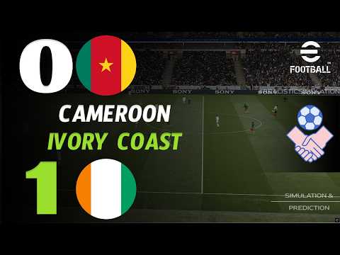 🔴 Cameroun contre Côte d'Ivoire en direct aujourd'hui | Match amical international 2026 | eFootball