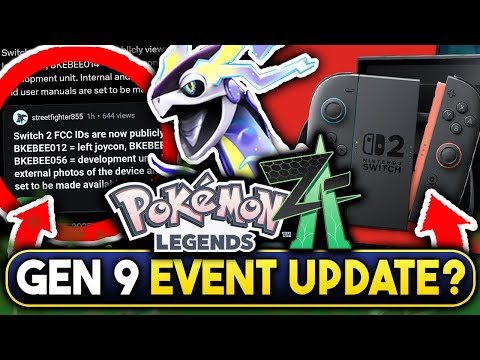 POKEMON NEWS! NEW GEN 9 LEGENDARY EVENT RUMOR! NEW SWITCH 2 GAMES LEAKED & MORE!