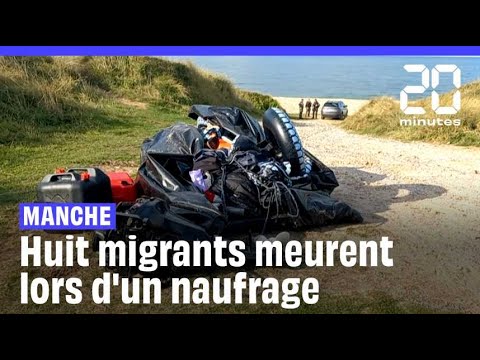 Manche : Huit migrants meurent lors d'un naufrage