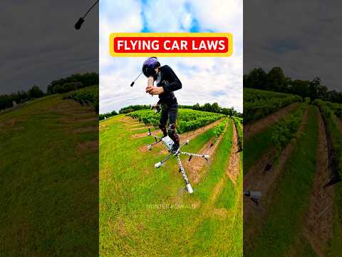 Flying Car Laws - Outside Problem. SkySurfer Aircraft 🚁 Flying Drone Vehicle #shorts