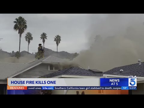 1 dead after house fire in Eagle Rock