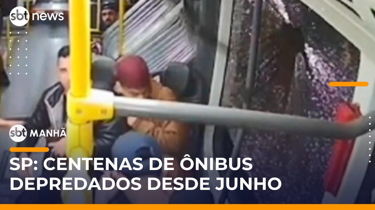 SBT Notícias: Polícia investiga onda de ataque a ônibus na grande São Paulo