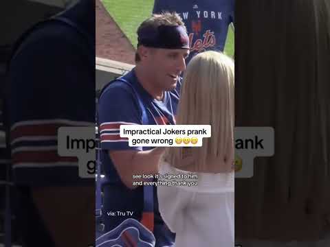 Absolutely no chill ? #impracticaljokers #impracticaljokersclips #baseball #sports #mets