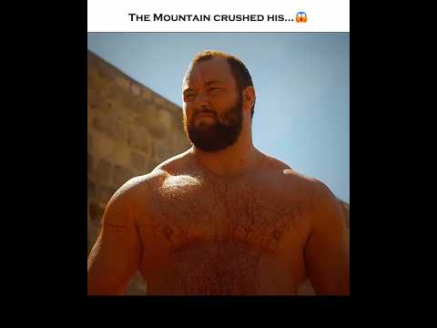 The Mountain doesn’t care who stands against him...🥶😰|@Valyrian-Tales