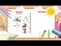Animal and Weather Vocabulary Assessment