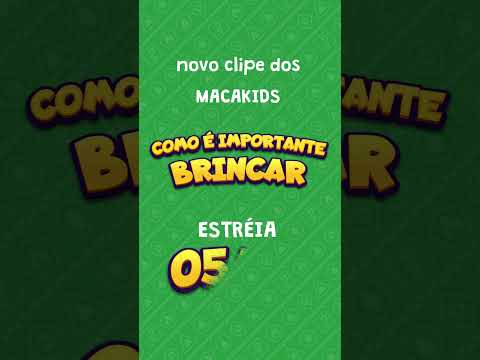 Se prepare para mais uma música mágica. Como é importante brincar estreia dia 5 ✨?