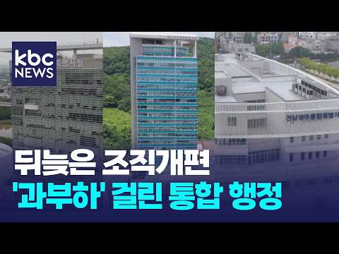 뒤늦은 조직개편…'<strong>과부하</strong>' 걸린 통합 행정 / KBC뉴스