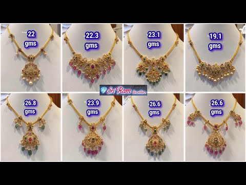 Nan patti Collection | Jalebi Necklaces with Kundan | Sri Ram Jewellers | NAN Necklaces with Price