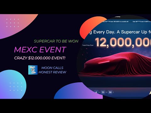 🎁 MEXC raised event reward to $12.000.000 USDT to be won including a mystery supercar!