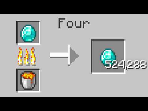 Minecraft, mais CUIRE un Item le MULTIPLIE !