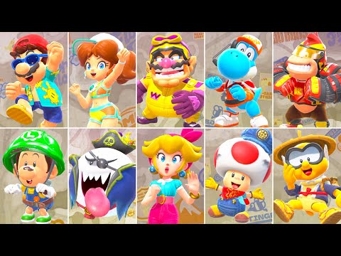 Mario Kart World - All Character Outfits
